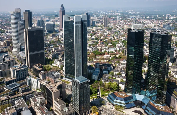 Skyline von Frankfurt — Stockfoto