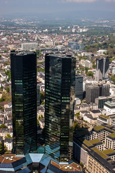 Hochhäuser in Frankfurt — Stockfoto