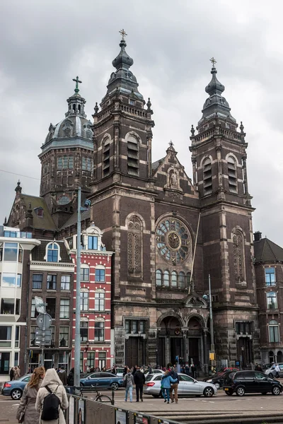 Kostel svatého Mikuláše v Amsterdamu — Stock fotografie