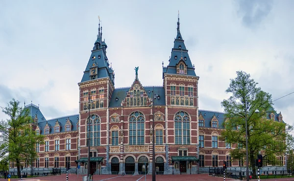 Rijksmuseum en Amsterdam — Foto de Stock