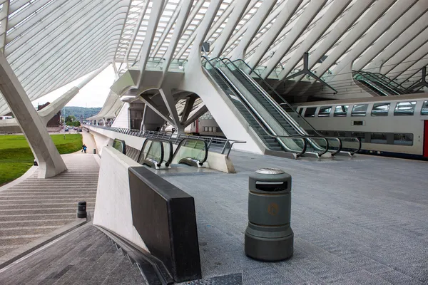Liege-Guillemins railway station — Stock Photo, Image