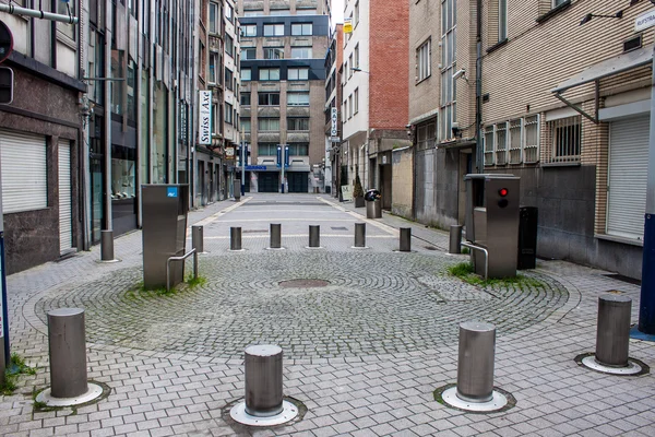 Street in diamond district in Antwerp — Stock Photo, Image