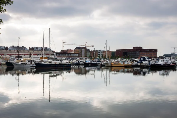 Harbor in Antwerp — Stock Photo, Image