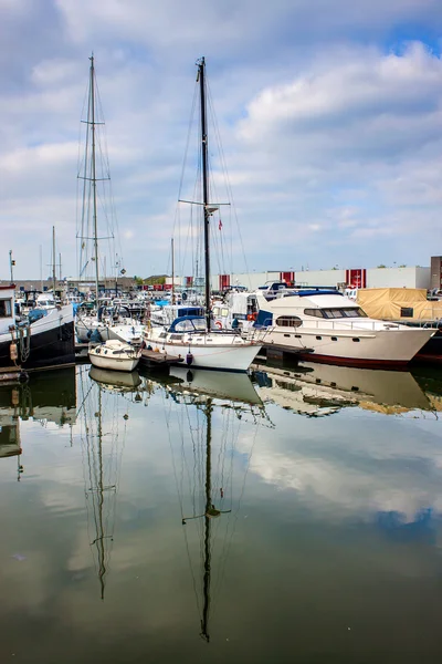 Harbor in Antwerp — Stock Photo, Image