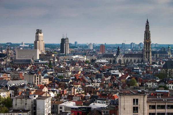 Vue aérienne d'Anvers — Photo