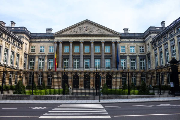 Budowa Parlament federalny Belgii — Zdjęcie stockowe
