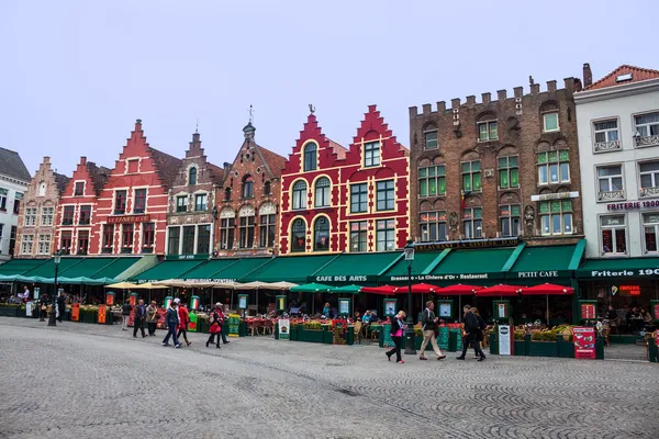 Centro histórico de Brujas, Bélgica — Foto de Stock