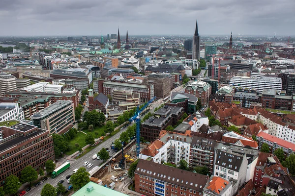 Vista aérea de Hamburgo — Foto de Stock