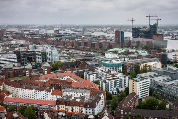 Vista aérea de Hamburgo — Foto de Stock