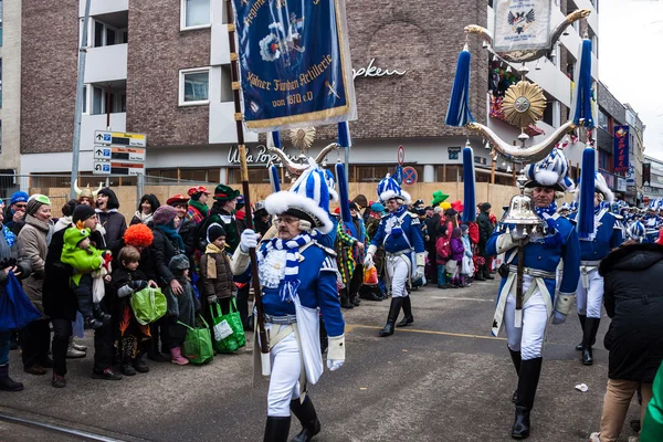 Lidé na karneval v Kolíně nad Rýnem — Stock fotografie