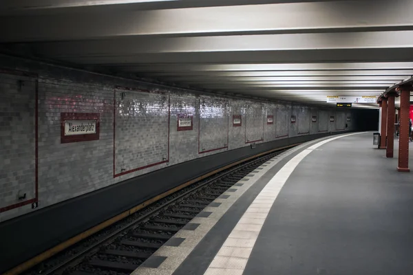地铁站 alexanderplat — 图库照片