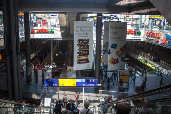 Central railway station in Berlin — Stock Photo, Image