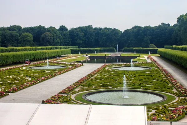 Jardim do castelo em Bruhl — Fotografia de Stock