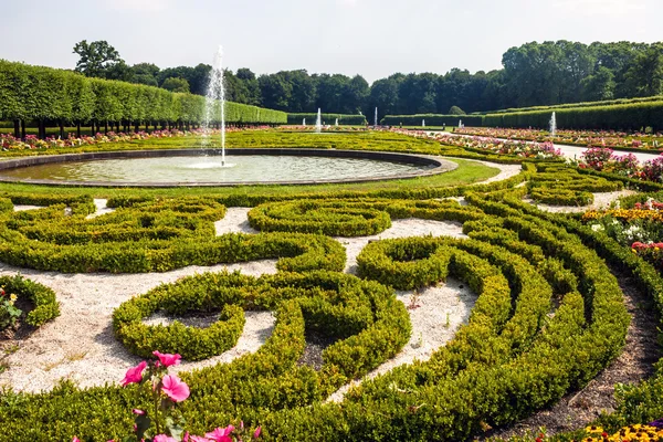 Garden of the chateau in Bruhl — Stock Photo, Image