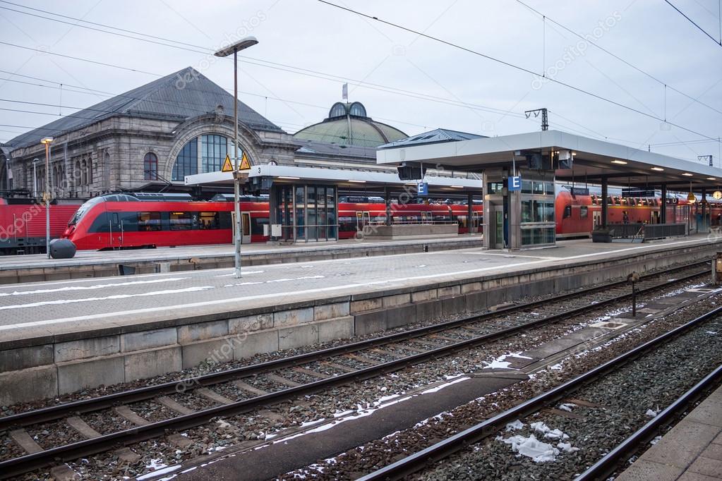 Central railway station in Nuremberg