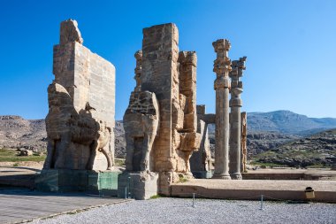 Antik persepolis kalıntıları