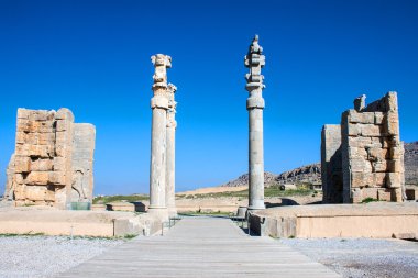 Antik persepolis kalıntıları
