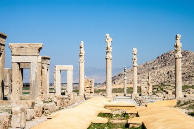 Antik persepolis kalıntıları