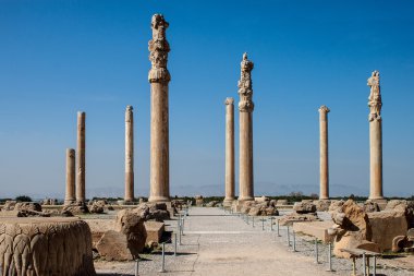 Antik persepolis kalıntıları