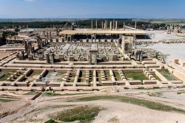 Antik persepolis kalıntıları