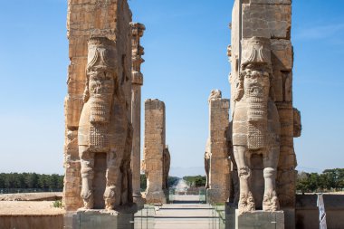 Antik persepolis kalıntıları