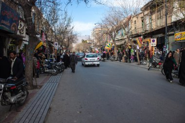 sokak trafiğe Şiraz