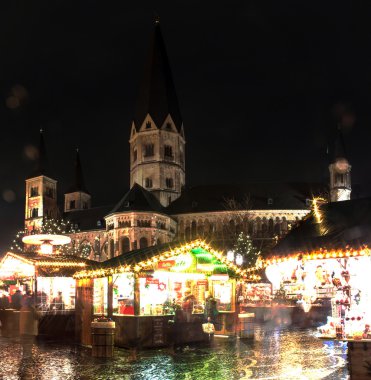 Noel pazarı ve minster Kilisesi