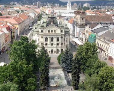 kosice şehir merkezinin görünümü
