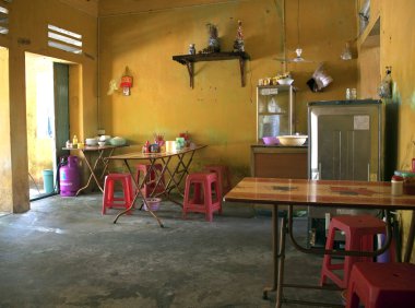 Yerel ucuz Restoran iç