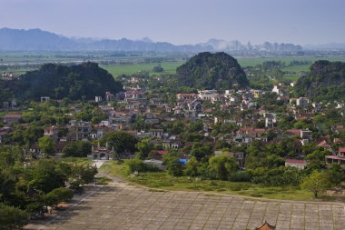 Vietnam kireçtaşı peyzaj