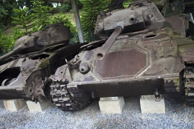 dien bien phu eski Fransız tankları