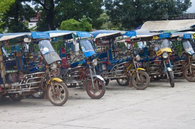  Park halindeki tuk tuks