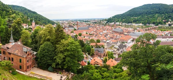 Flygfoto över heidelberg — Stockfoto