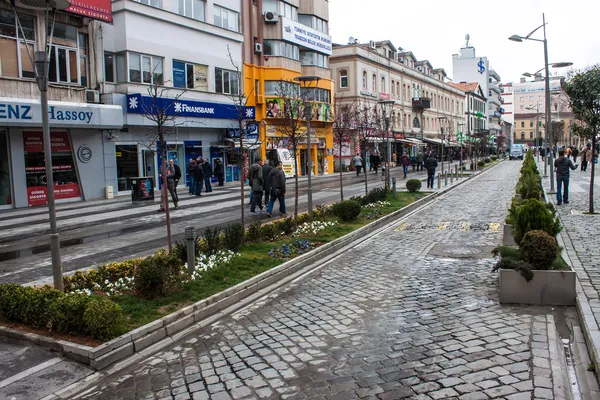 Voetgangersgebied in trabzon — Stockfoto