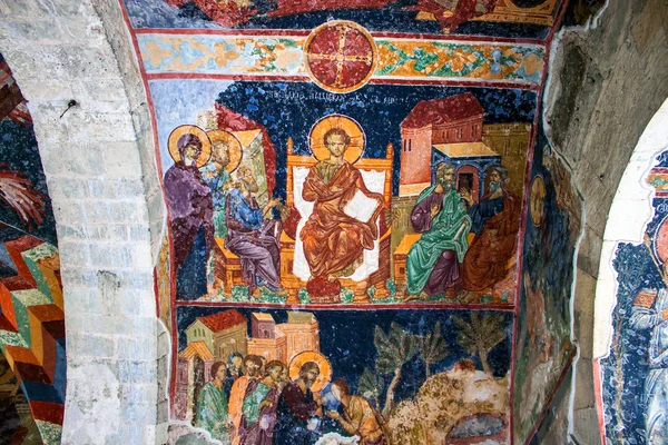 Frescos en la iglesia de Santa Sofía en Trabzón — Foto de Stock