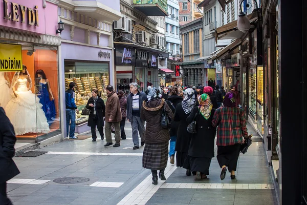 Zona peatonal en Trabzon — Foto de Stock