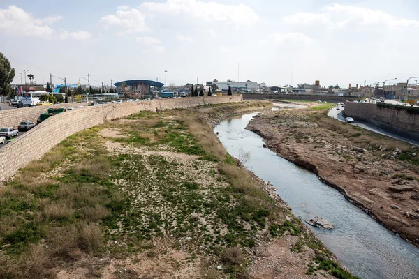 Río en la ciudad Shiraz — Foto de Stock