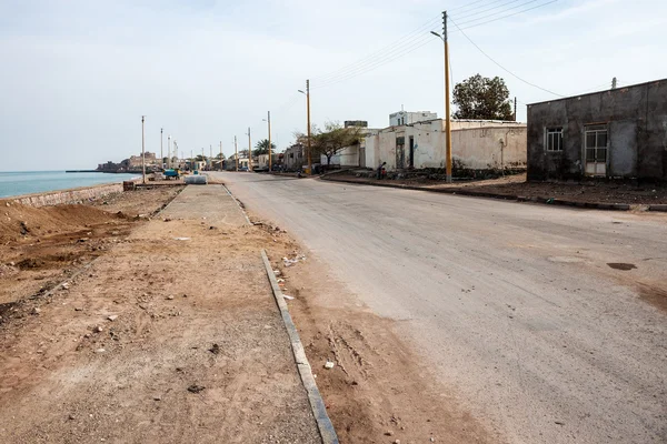 Brudny drogi w miejscowości hormoz — Zdjęcie stockowe