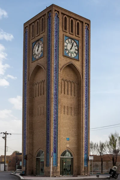 Clock tower in Yazd — Stock Photo, Image