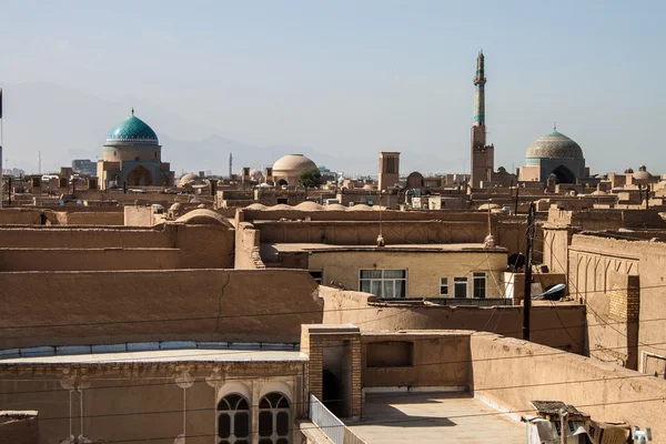 Acoperisuri din Yazd — Fotografie, imagine de stoc