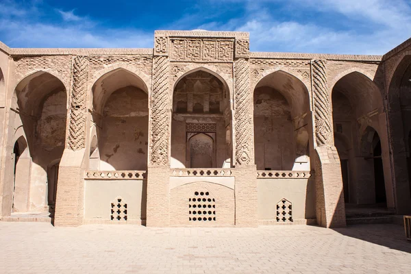 Jameh мечеть в міста пустелі naein — стокове фото