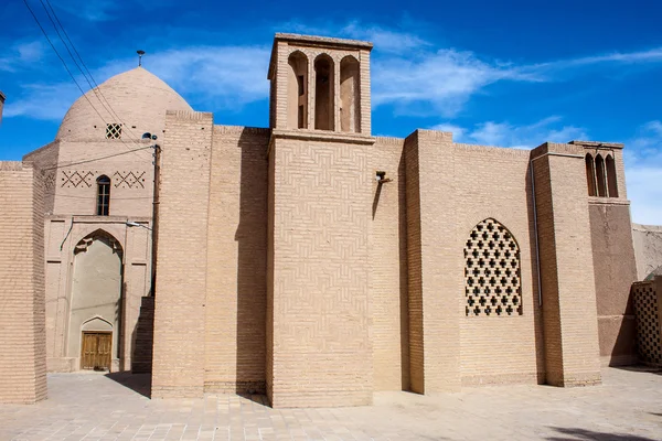 在沙漠小镇 naein 的 jameh 清真寺 — 图库照片