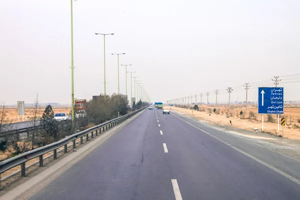 Autostrada nell'Iran centrale — Foto Stock