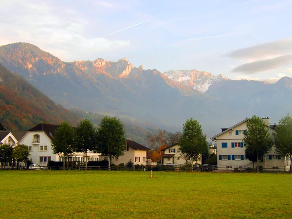 Case a Vaduz — Foto Stock