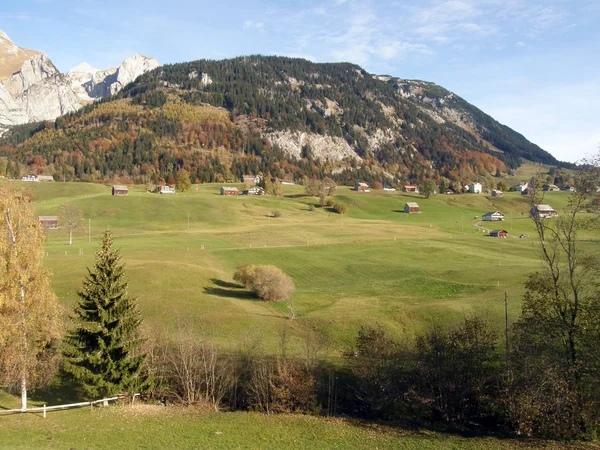 Paesaggio autunnale in Svizzera — Foto Stock