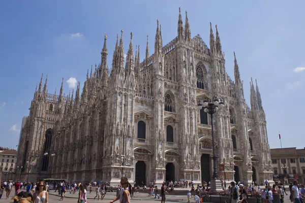 Gotische kathedraal in milano — Stockfoto