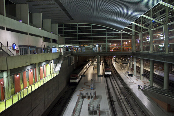 Underground railway station in Castellon de la Plana