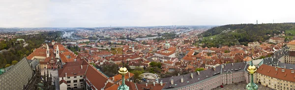 Panorama Pragi — Zdjęcie stockowe