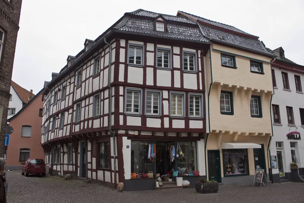 Historische Straße in Bad Münstereifel — Stockfoto