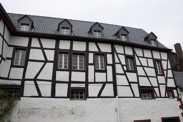 Traditional half timbered house